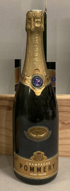 1 bouteille CHAMPAGNE Pommery 1987