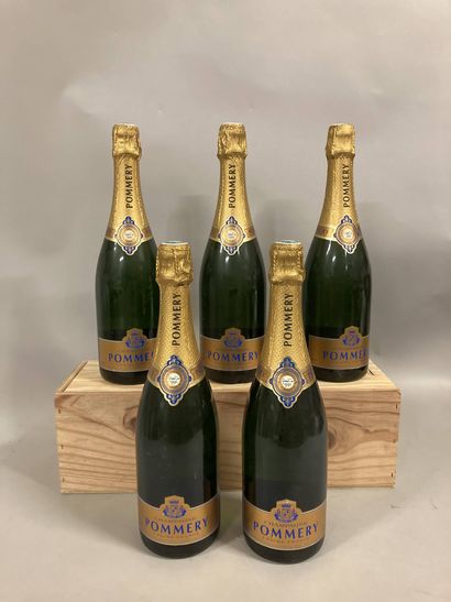 5 bouteilles CHAMPAGNE Pommery 1995