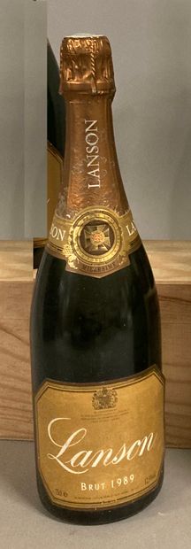 1 bouteille CHAMPAGNE Lanson 1989