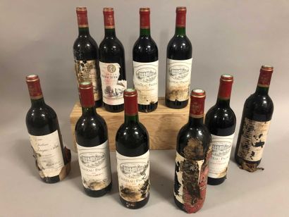 10 bouteilles SAINT-EMILION (Mondou 89 eta,...