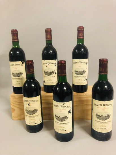 6 bouteilles Château TRIMOULET, Grand Cru...