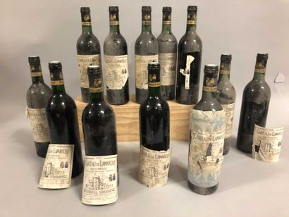 12 bouteilles Château LAMARQUE, Haut-Médoc...