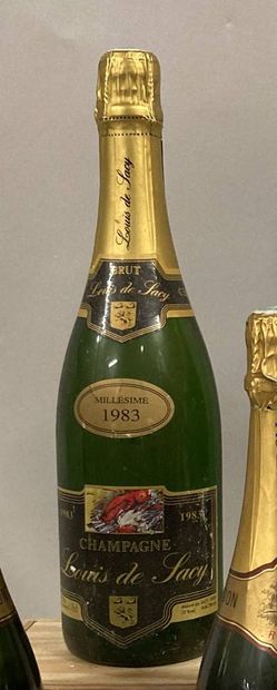 1 bouteille CHAMPAGNE L. de Sacy 1983