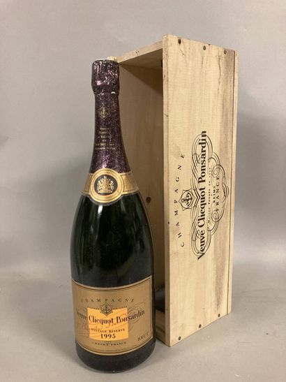 1 magnum CHAMPAGNE Veuve Clicquot 1995 c...