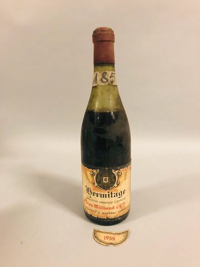 1 bouteille HERMITAGE L. Milland 1959 (ea,...