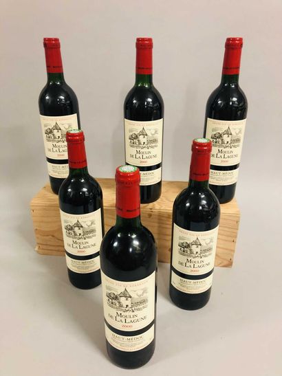 6 bouteilles MOULIN DE LA LAGUNE, Haut-Médoc...