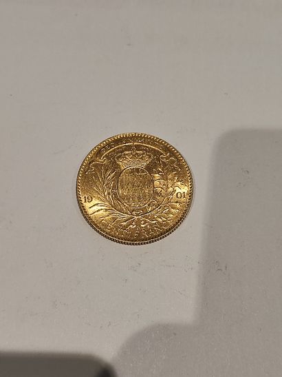 Pièce de 100 Francs or Albert Ier de Monaco,...