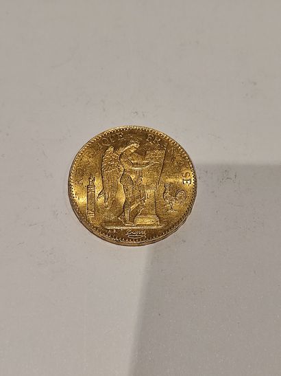 Pièce de 100 Francs or datée 1885