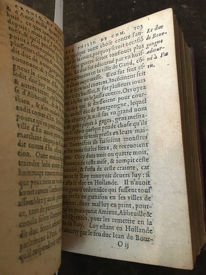 [COMMINES (Philippe de)]. Les Mémoires de...