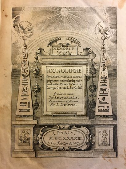 [ICONOLOGIE - RIPA (César)]. Iconologie,...