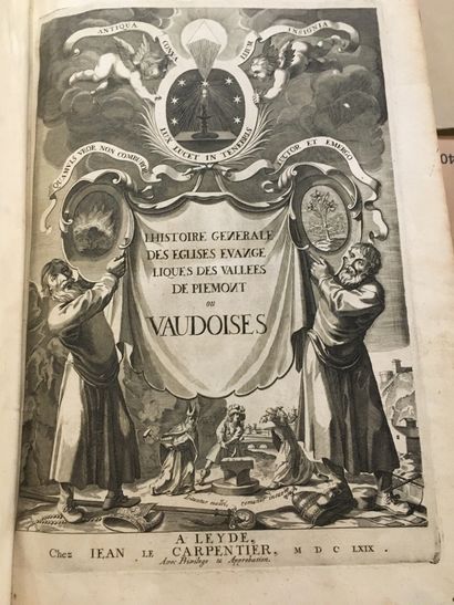 [PROTESTANTISME/VAUDOIS]. LÉGER (Jean). Histoire...