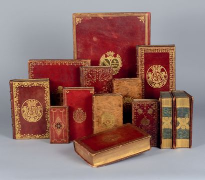 [RELIURE en MAROQUIN aux ARMES]. PILES (Roger...