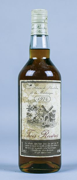 A bottle of
Old rum from the Plantation
of...