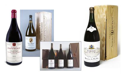 Lot composed of:
A jeroboam of Corton Clos...