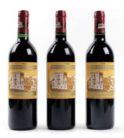 Three bottles of Château DUCRU BEAUCAILLOU...