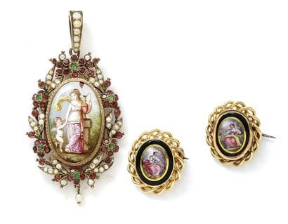 Pendant photo holder in vermeil 800 thousandths,...