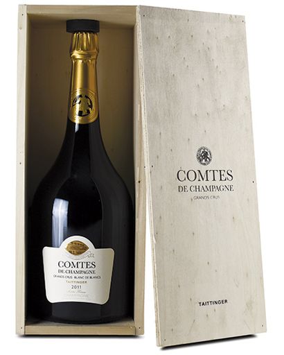 A jeroboam of
Comtes de Champagne blanc de...