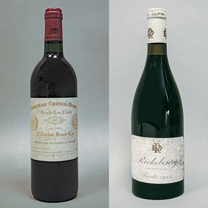 Lot including :
A bottle of CHEVAL BLANC...