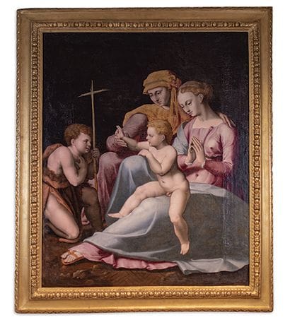 BOLONESE school around 1550, entourage of...