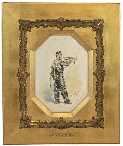 Alphonse de NEUVILLE (1835-1885)
The bellringer
Watercolor...