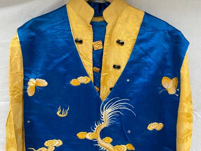 14 - Set of 2 dresses:
Yellow damask and...