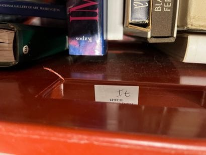 Two cases of art volumes including Van Eyck,...