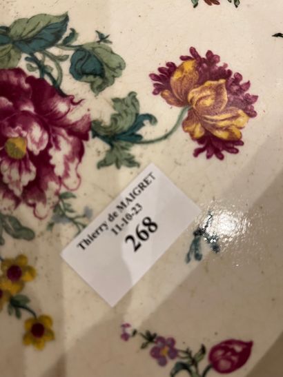 Lot including a rectangular dish decorated...