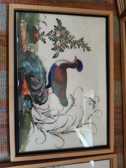 Lot including: 
INDIA, Modern poster depicting...
