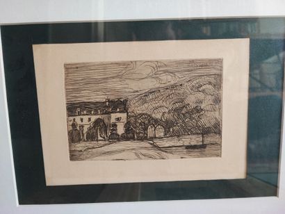 Lot d'encadrés (reproductions et estampes)...