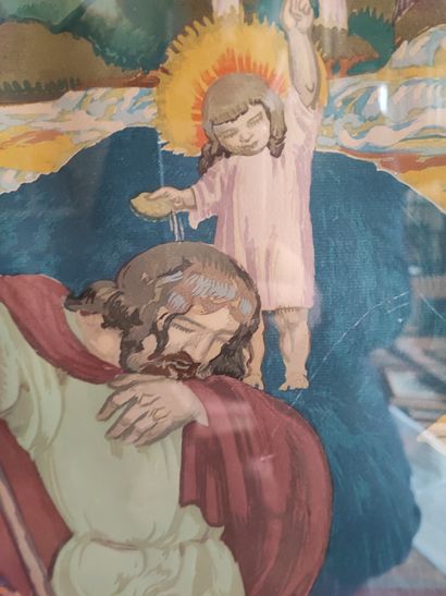 J. BELTRAND (1874-1977)
Sujet religieux
Lithographie...