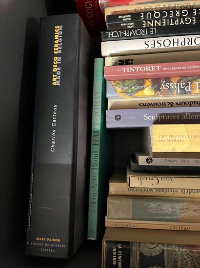 Two cases of art volumes including Symbolism,...