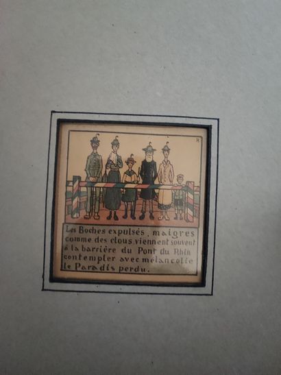 After GRUAU and others, lot of about 20 framed...