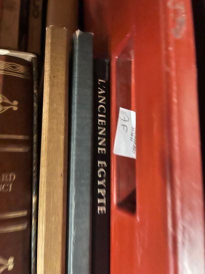 Two cases of art volumes, including Alechinsky,...