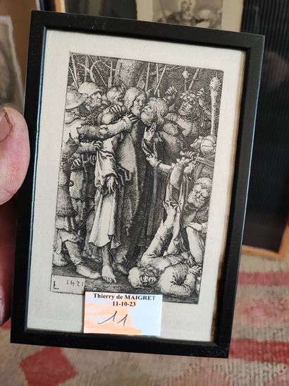 Mannette of miscellaneous frames including...