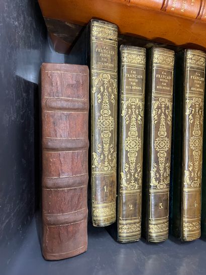 Two cases of bound volumes including Malraux,...