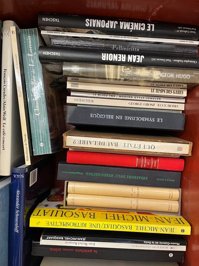Two cases of art books, including Art of...