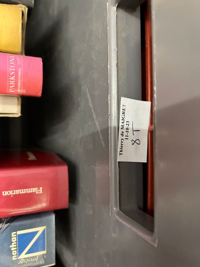 Two cases of art volumes including Japanese,...