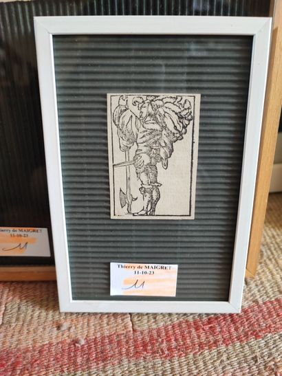 Mannette of miscellaneous frames including...