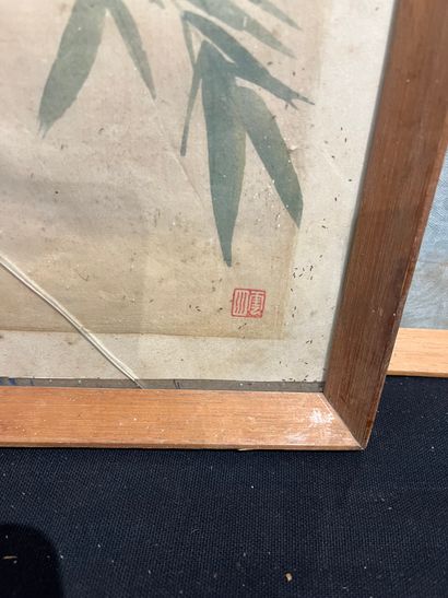 China or Southeast Asia
Lot of six framed...