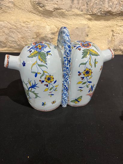 Lot including a rectangular dish decorated...