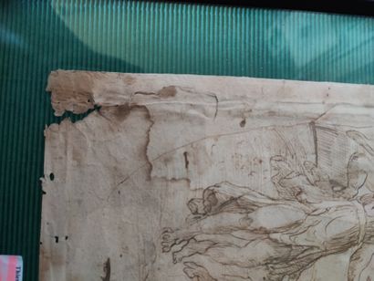 Ecole italienne
Jupiter et Io 
Dessin au...