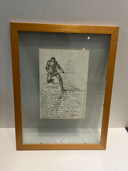 Ecole Française vers 1800. Académie d'homme....