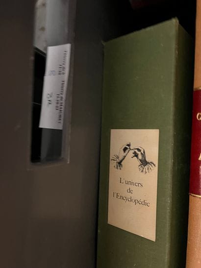 Two cases of art volumes including Chagall,...