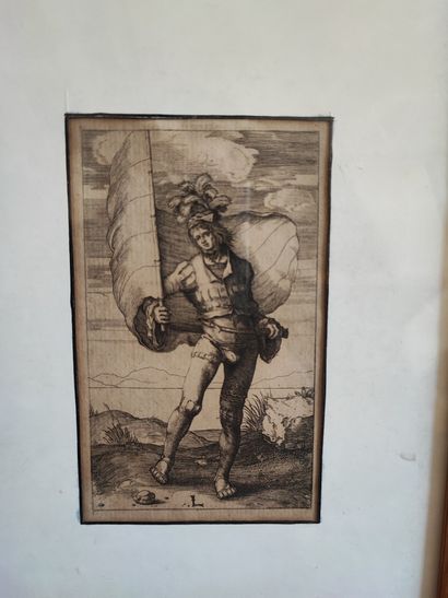 Mannette of miscellaneous frames including...