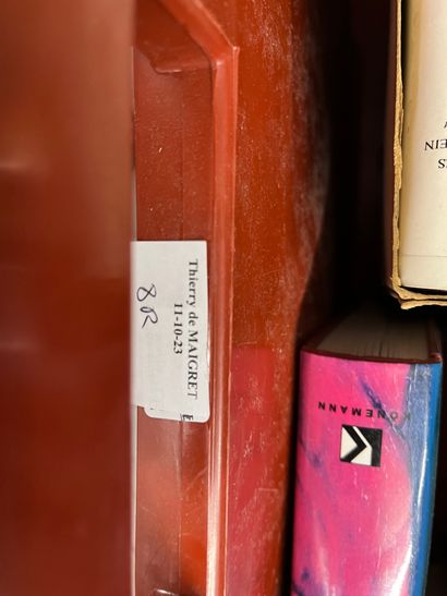 Two cases of art volumes including Chagall,...