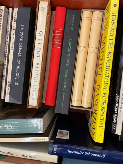 Two cases of art books, including Art of...
