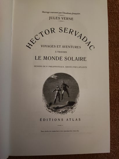 Batch of Jules Verne reprint volumes 
Editions...