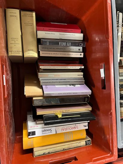 Two cases of art volumes including Ledoux,...