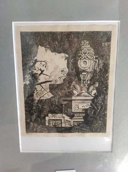 Lot of about 20 engravings depicting musicians,...
