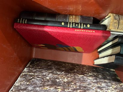 Two cases of bound volumes including Malraux,...
